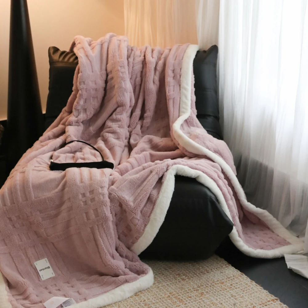 Cosmo Fluffy Winter Three-Dimensional Warm Blanket - Image 2